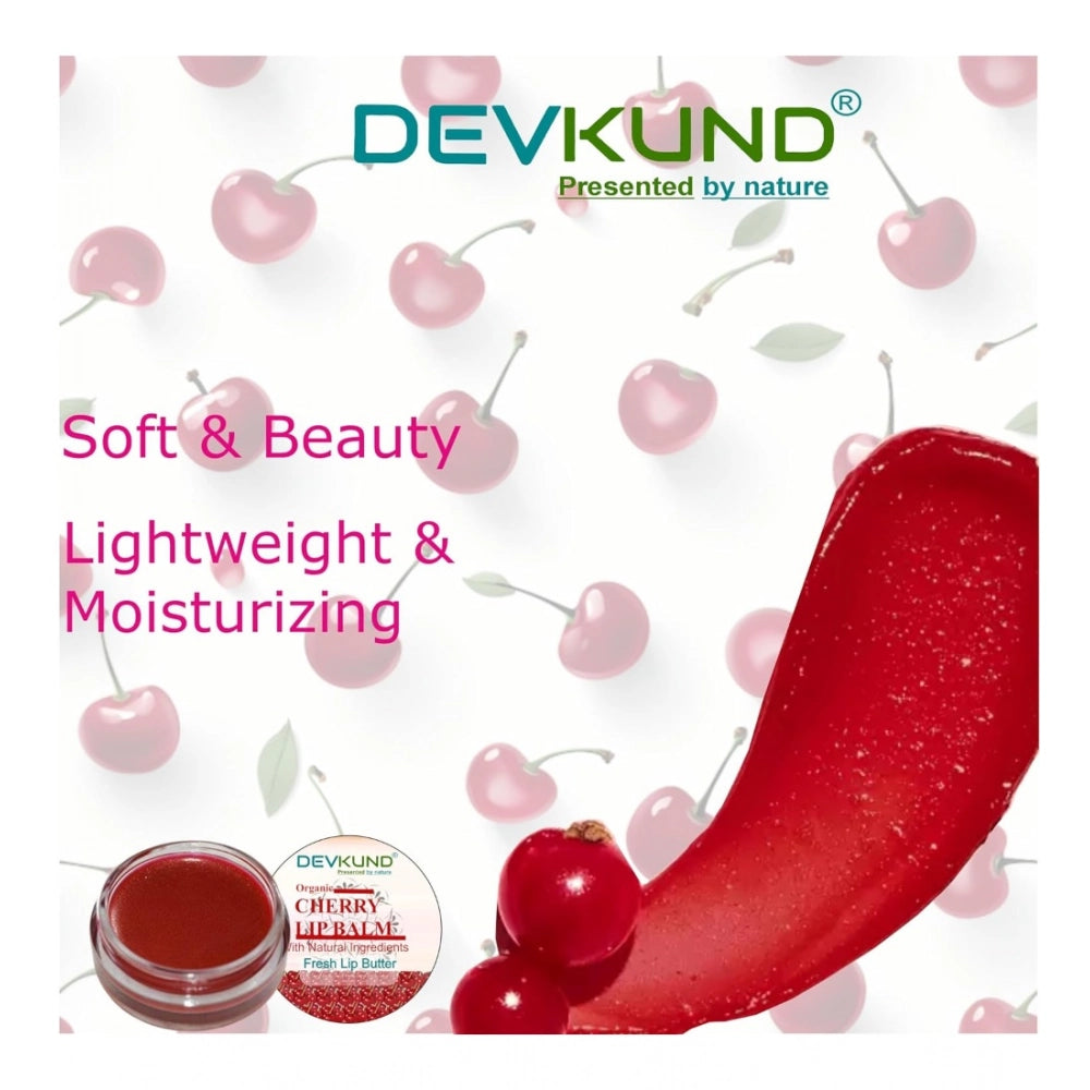 Generic Unisex Herbal Dark And Chapped Lips Cherry Lip Balm (10gm)