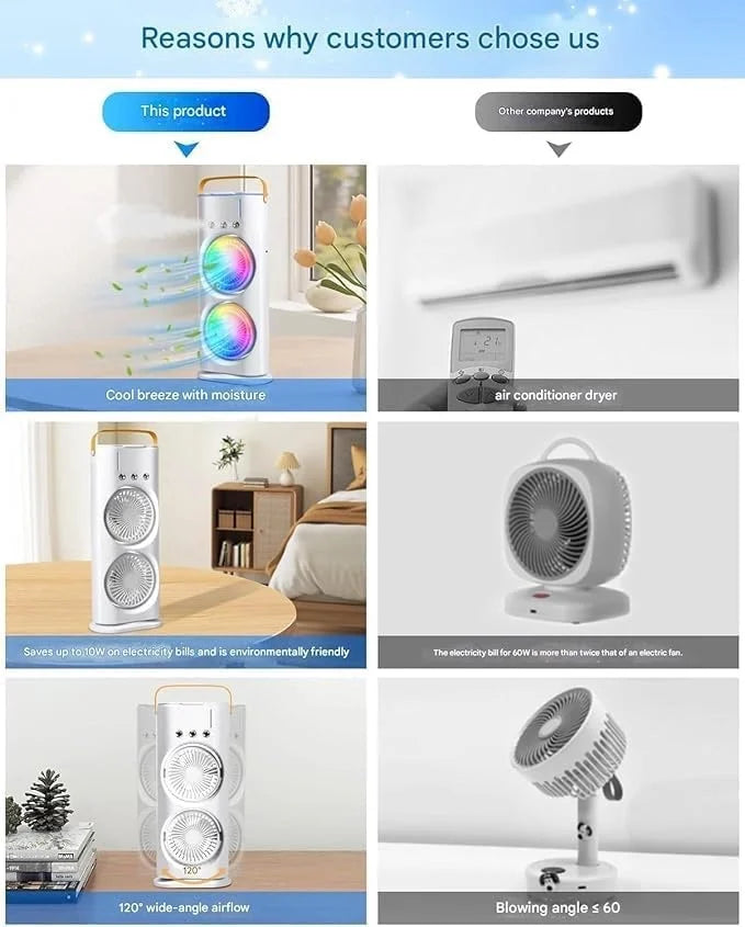 Plastic Double Sided Cooling Fan